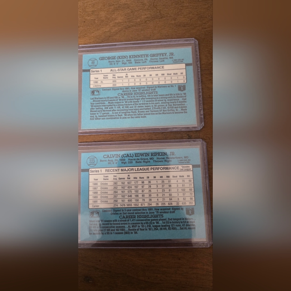 Lot Of 5 Top Player Cards - Picture 9 of 9